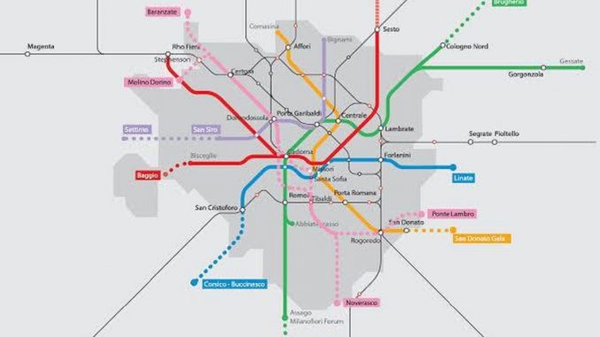 M6 Milano Le Tre Ipotesi Per La Metropolitana Rosa Milano Notizie