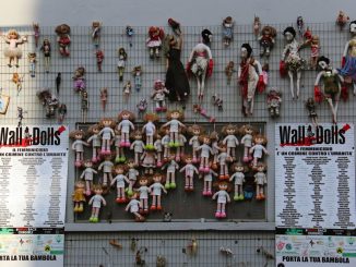 Wall of dolls Milano: il muro delle bambole