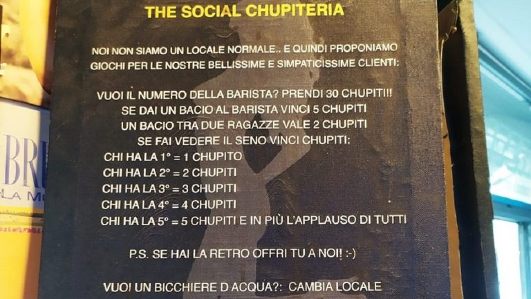 the social chupiteria