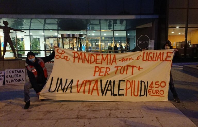Protesta San Raffaele
