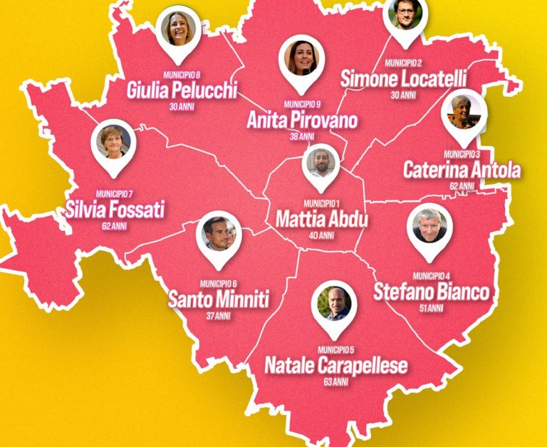 candidati presidente del Centrosinistra ai Municipi Milano