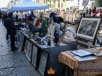 Il mercato dell’antiquariato dei Navigli a Milano