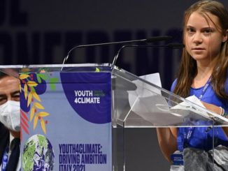 Greta Thunberg alla conferenza Youth4Climate.