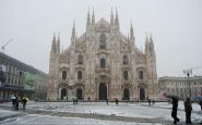 Neve a Milano lunedì 14 febbraio