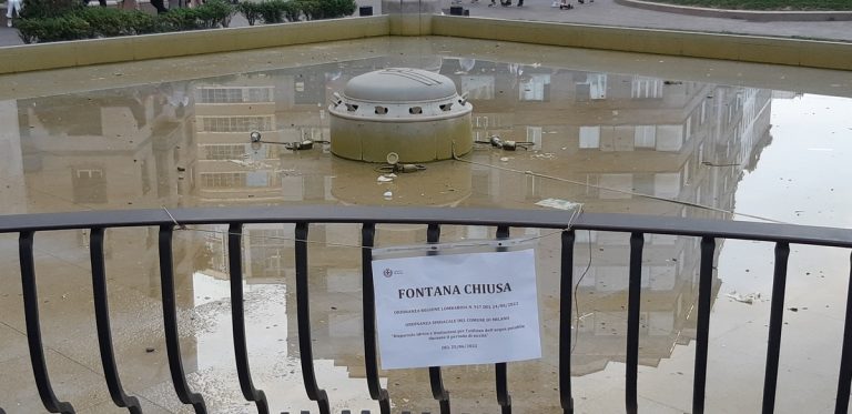 Milano spegne le fontane: lo stop per contrastare la crisi idrica