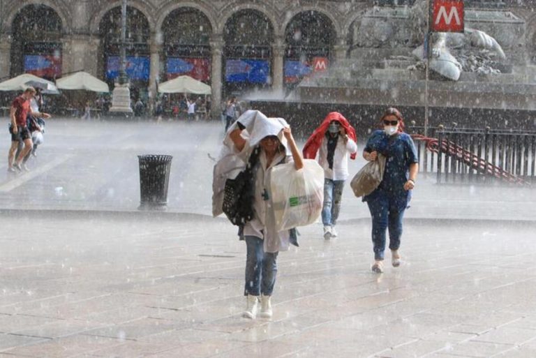 Rischio temporali a Milano: prevista pioggia nelle prossime ore