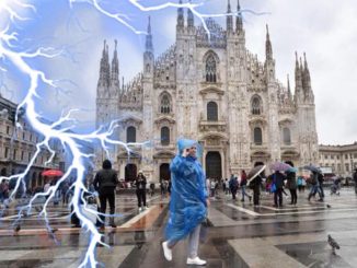 Tripla allerta meteo per temporali forti a Milano: le previsioni