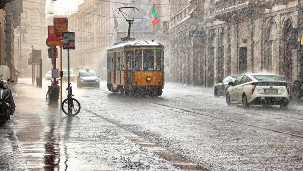 temporale maltempo pioggia milano - foto cherchi-2