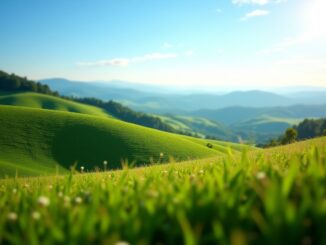 Immagine dell'anticiclone che porta sole in Italia