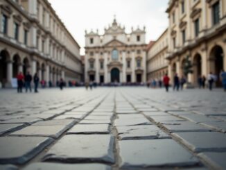 Manifestazione per i diritti dei lavoratori dei musei a Milano