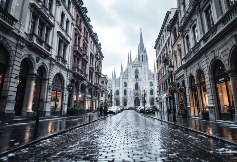 Freddo invernale a Milano: previsioni meteo