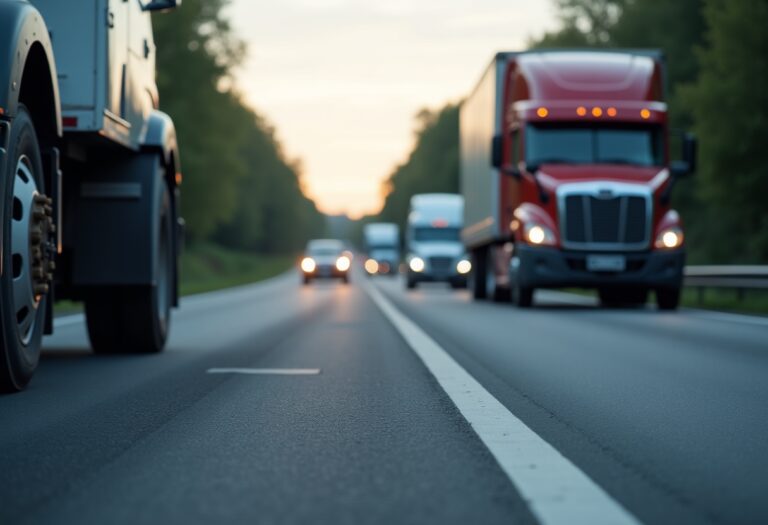 Incidente A4: Camion coinvolti e traffico bloccato