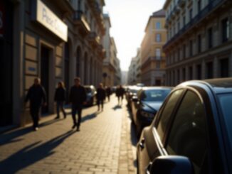 Auto incidentata a Milano dopo un malore del conducente