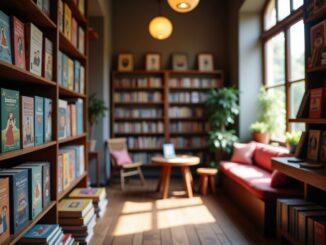 Bambini che partecipano a un evento di lettura in libreria