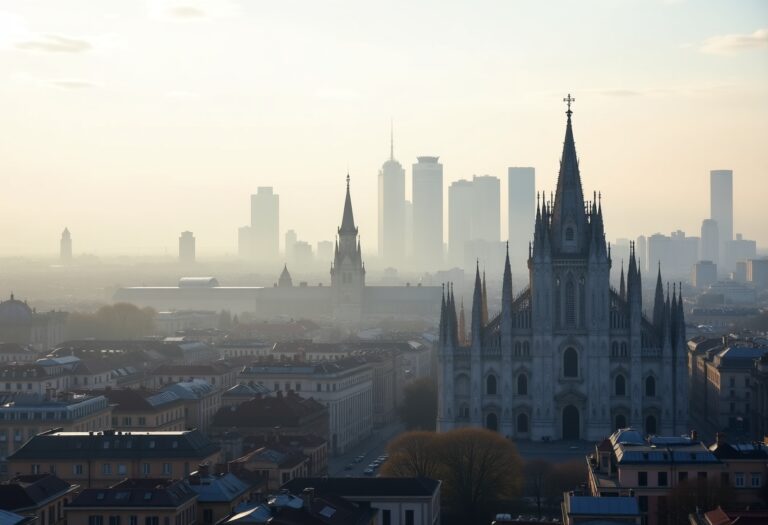 Inquinamento atmosferico a Milano senza venti