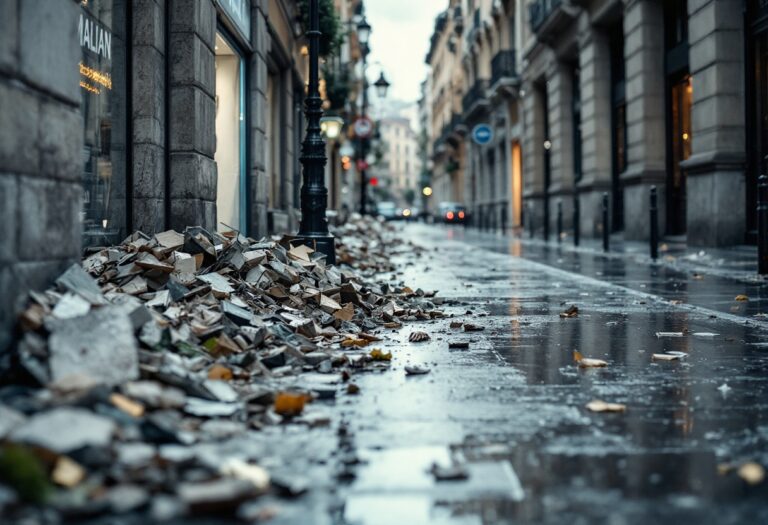 Maltempo a Milano: Venti Forti e Danni