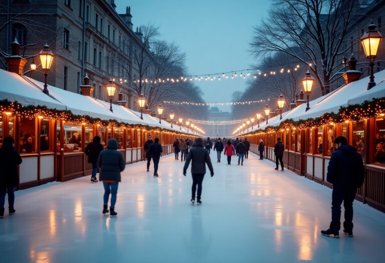 Piste di pattinaggio natalizie a Milano