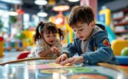 Bambini che esplorano il Playlab al Museo della Scienza