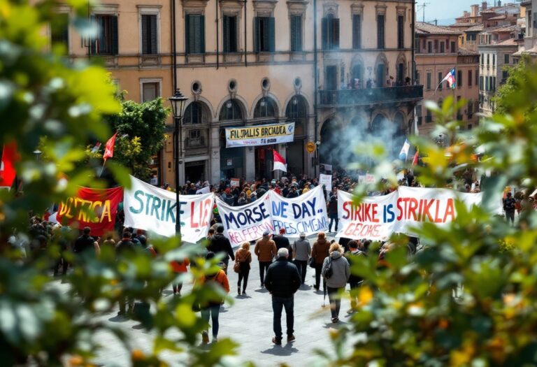 Proteste in Italia: Sciopero Generale 2023