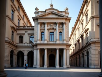 Immagine del restauro del Teatro alla Scala a Milano