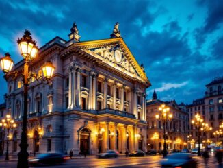 Immagine del Teatro alla Scala durante lo sciopero