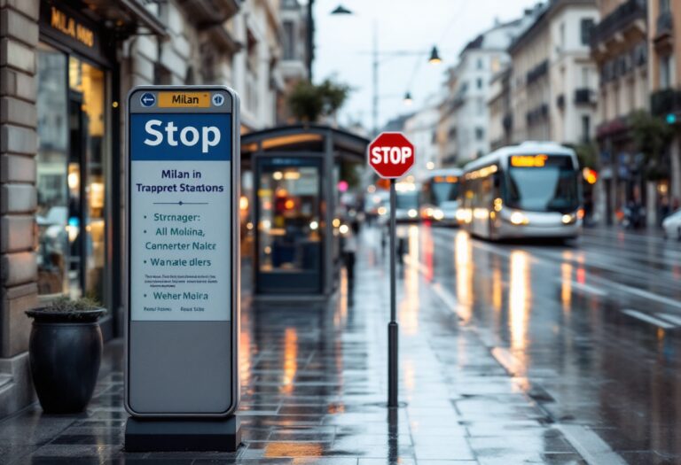 Sciopero generale a Milano il 29 novembre