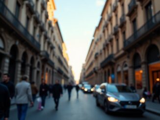 Immagine del vento che soffia a Milano durante la giornata