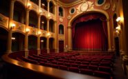 Attori sul palco durante uno spettacolo teatrale emozionante