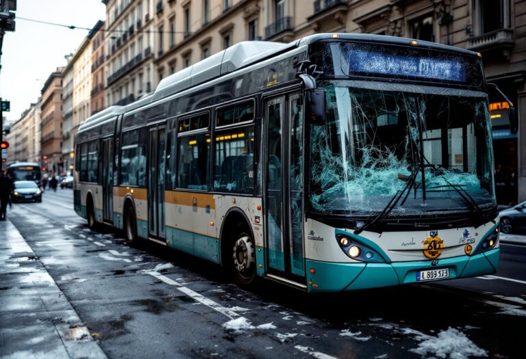 Arresto a Milano: Aggressione e Vandalismo Bus