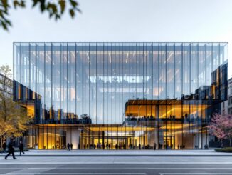 Vista della nuova Biblioteca Europea di Milano