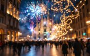 Festeggiamenti di Capodanno a Milano con fuochi d'artificio