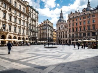 Discussione sulle zone rosse a Milano con cittadini coinvolti