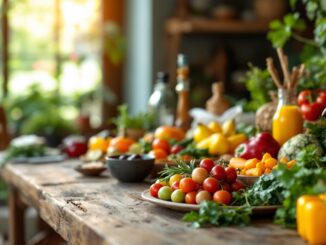 Bambini che imparano a mangiare sano e consapevole