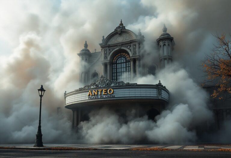 Evacuazione al cinema Anteo di Milano