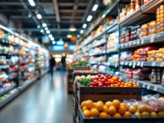 Anziano in supermercato durante un furto giustificato