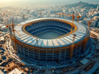 Rendering del nuovo stadio del Cagliari Calcio