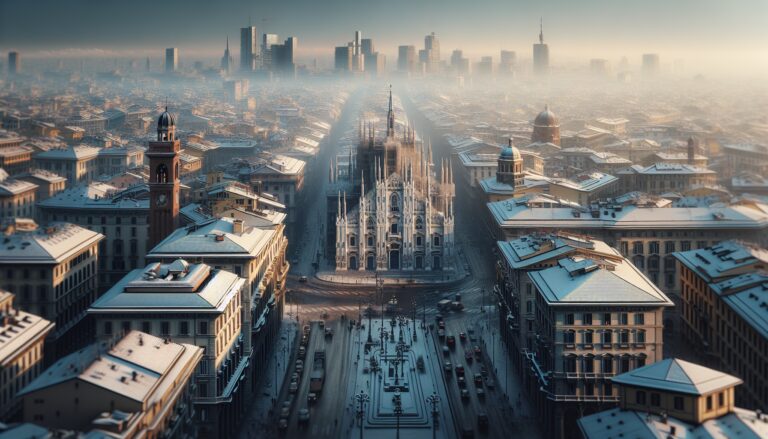 Milano e l'arrivo del freddo invernale