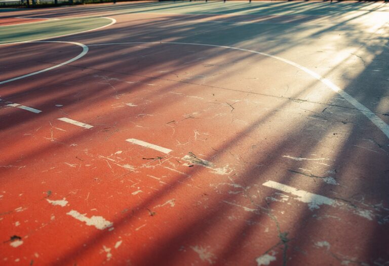 Ousmane Diop in azione sul campo da basket