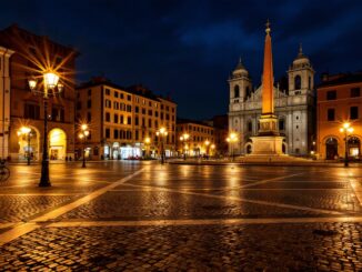 Alberto Angela esplora Roma illuminata di notte