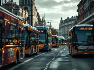 Manifestazione per scioperi nel settore dei trasporti a Milano