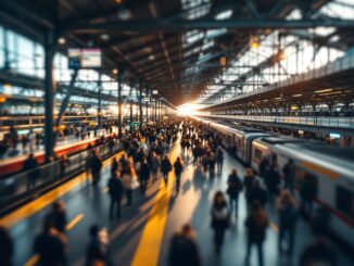 Manifestazione per lo sciopero dei trasporti a Milano