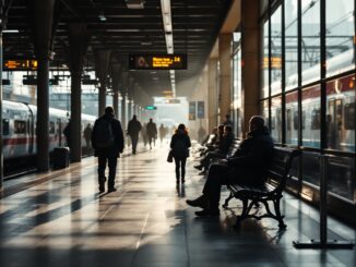 Manifestazione per sciopero dei trasporti a Milano