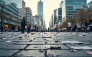 Immagine del processo agli anarchici a Milano con tensioni in aula