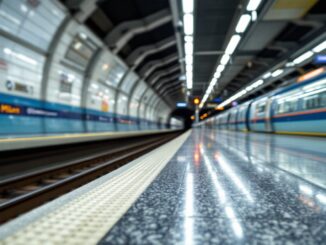 Immagine della metropolitana di Milano dopo un incidente tragico