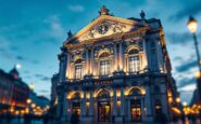 Scena dell'opera Il Nome della Rosa al Teatro alla Scala