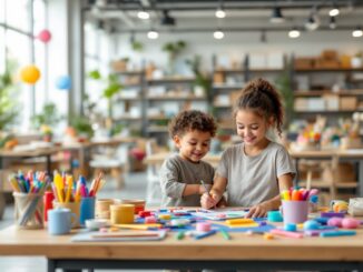 Famiglie si divertono in un evento Ikea a gennaio