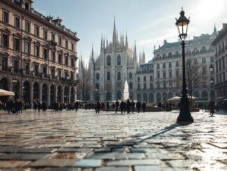 Manifestazione culturale a Milano nel febbraio 2025