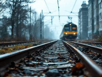 Immagine dell'incidente ferroviario a Brescia con treni coinvolti