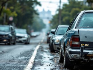 Incidente stradale a Landriano con veicoli danneggiati