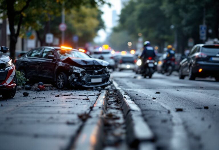 Incidente stradale a San Giuliano Milanese